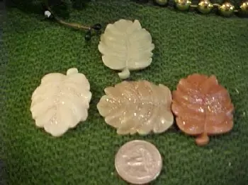 Leaf Embeds 2 Cavity Silicone Mold 5283