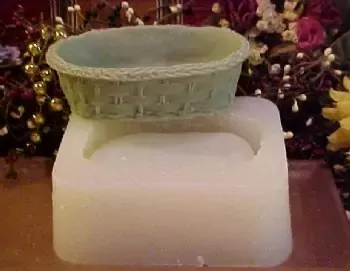 Little Basket for Tarts 1 Cavity Silicone Mold 3041