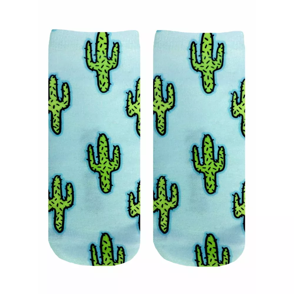 Living Royal Cactus Ankle Socks Model No. 4013A - 1 Pair
