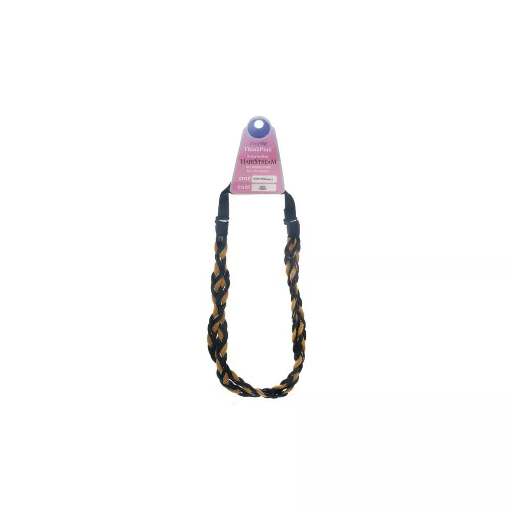 Lord & Cliff Think Pink Hair Stream Braided Headband