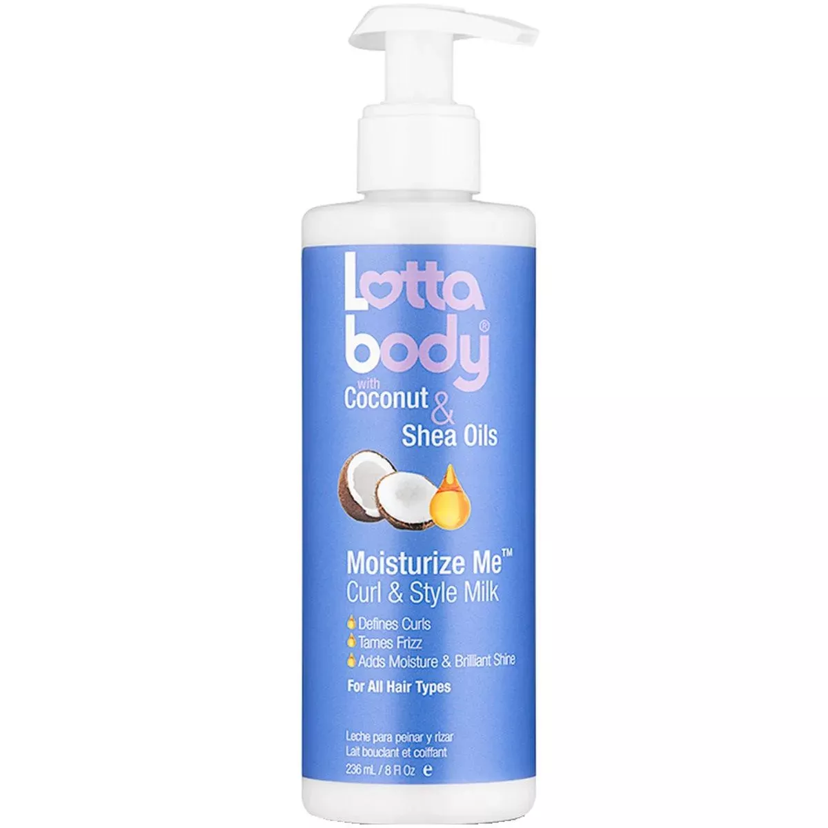 Lottabody Coconut & Shea Oils Moisturize Me Curl & Style Milk