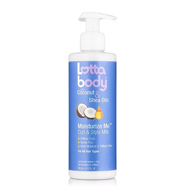 LottaBody Coconut & Shea Oils Moisturize Me Curls & Style Milk 8oz