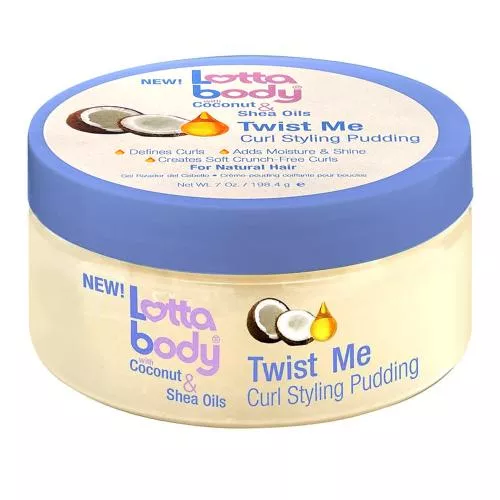Lottabody Coconut & Shea Oils Twist MeCurl Styling Pudding 7oz/ 198.4g