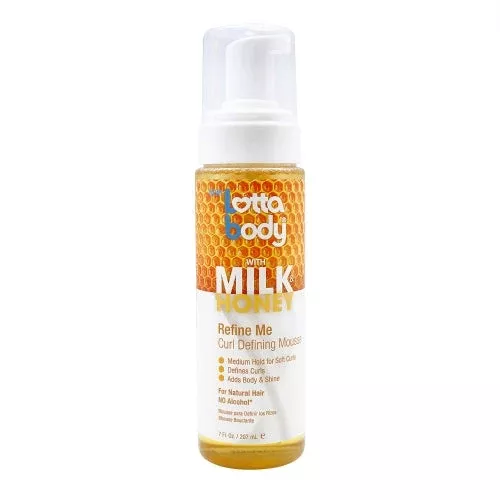 LOTTABODY- MILK & HONEY REFINE ME CURL DEFINING MOUSSE (7OZ)