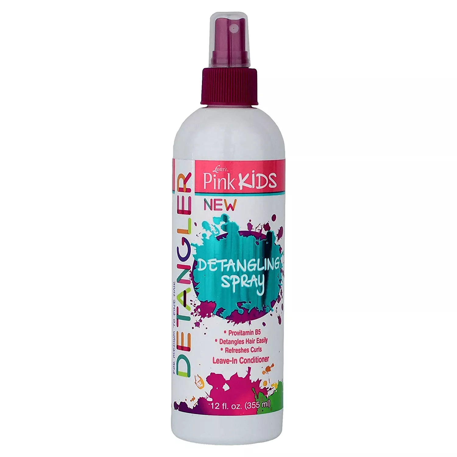 LUSTER'S PINK KIDS DETANGLING SPRAY 12oz