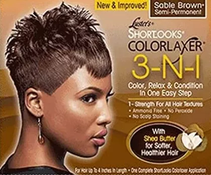 Luster's Shortlooks Sable Brown Colorlaxer