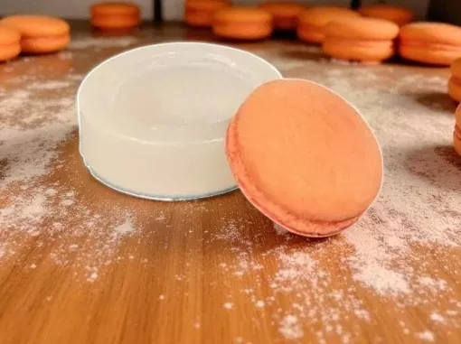 Macaroon Cookie Top Embed Soap 1 Cavity Mold 2141