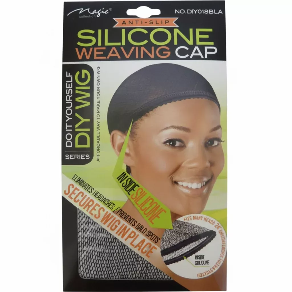 Magic Collection Anti-Slip Silicone Weaving Cap - DIY018BLA