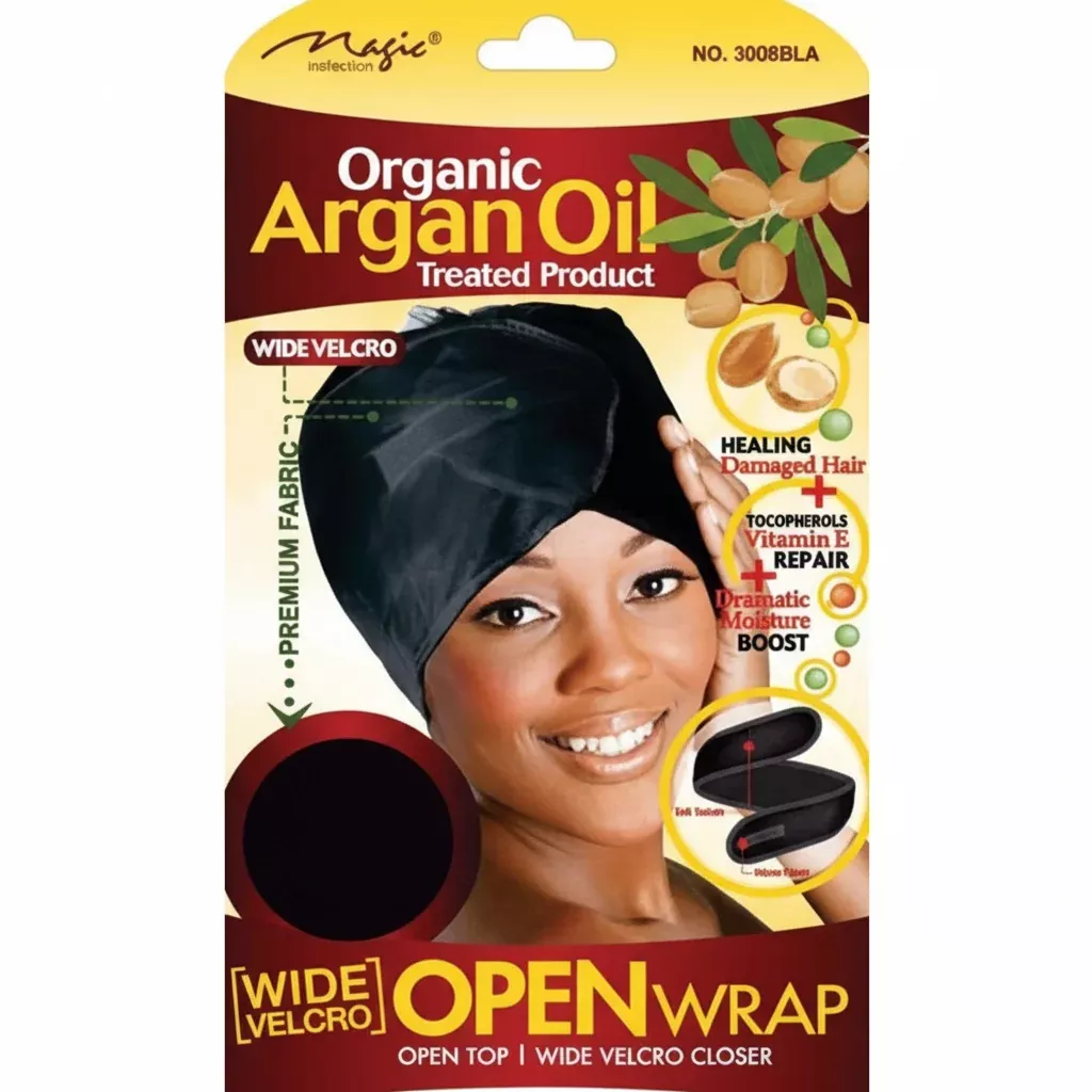 Magic Collection Organic Argan Oil Treated Open Wrap - 3008BLA