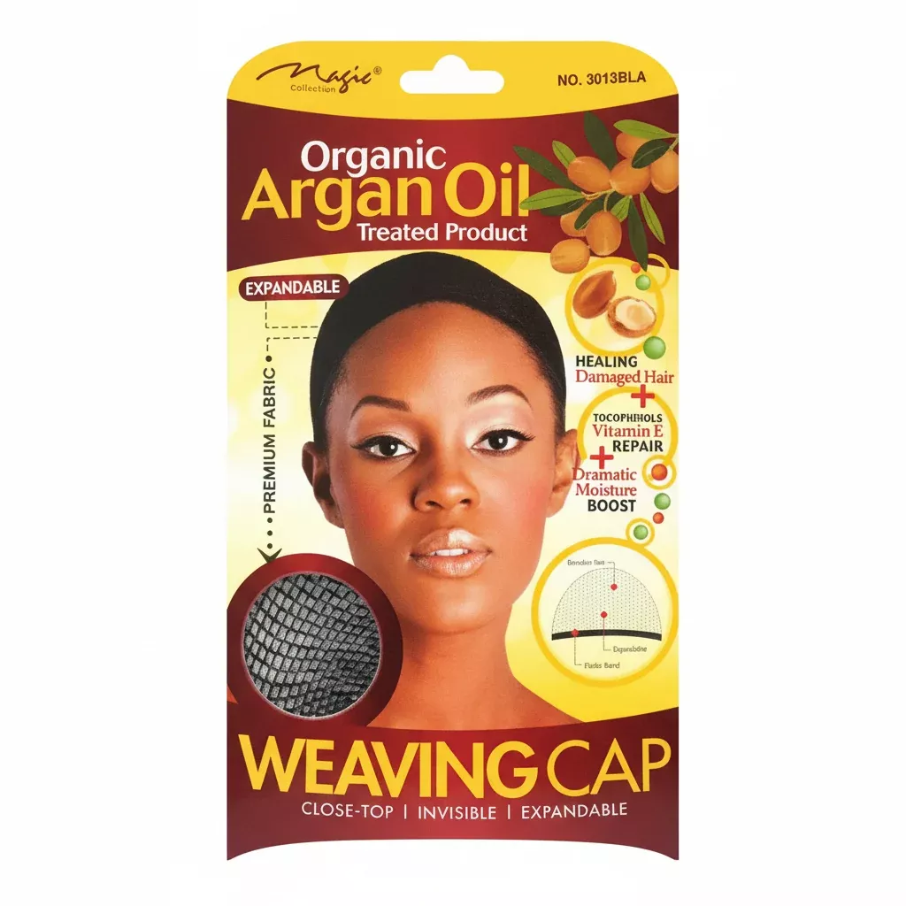 Magic Collection Organic Argan Oil Weaving Cap - 3013BLA