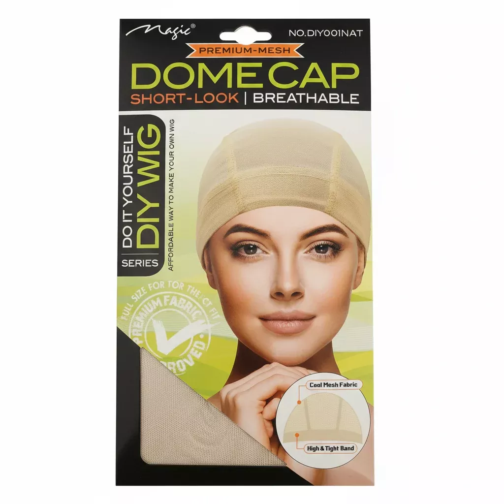 Magic Collection Premium-Mash Dome Cap Short-Look Breathable DIY001NAT