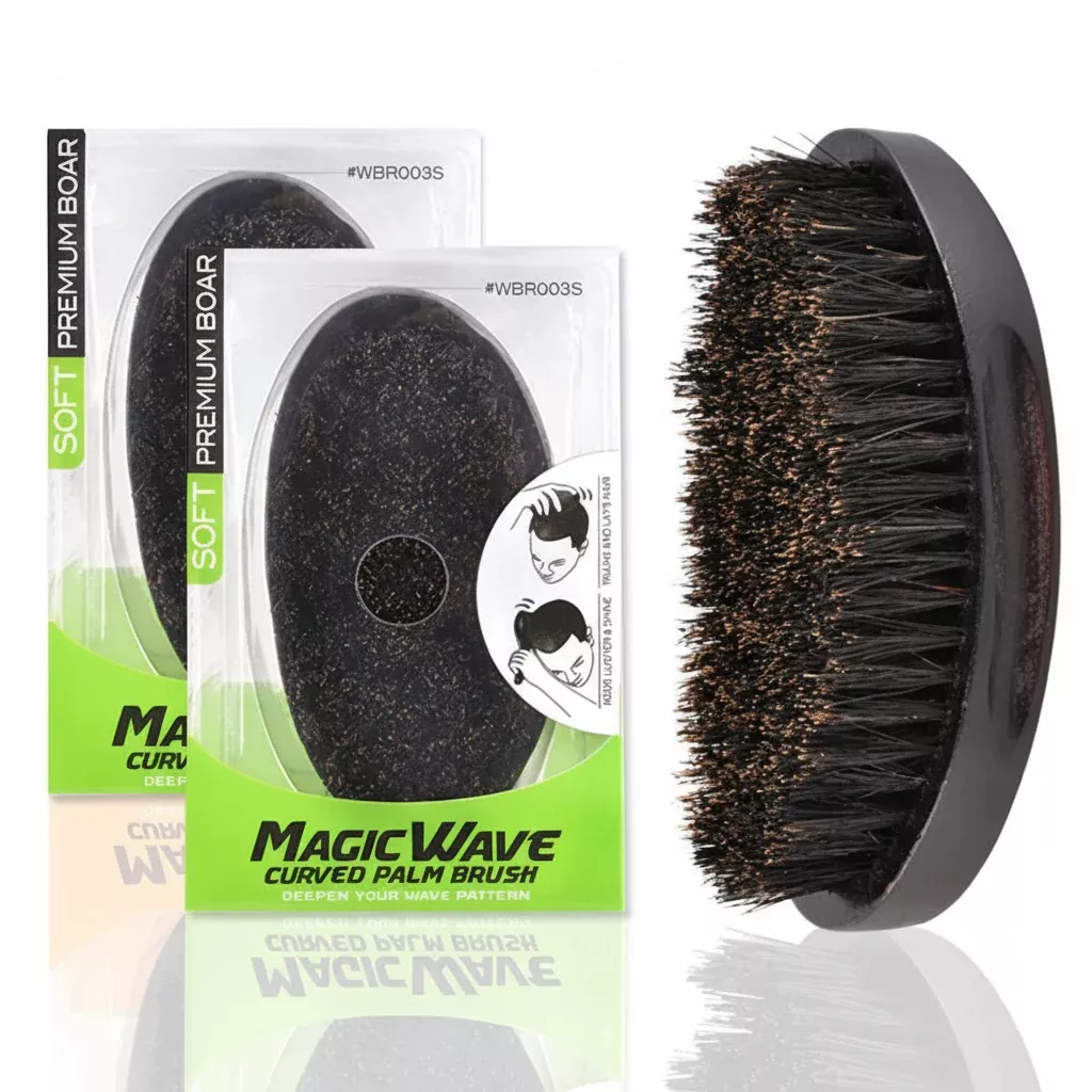 Magic Wave Curved Palm Brush - WBR003S