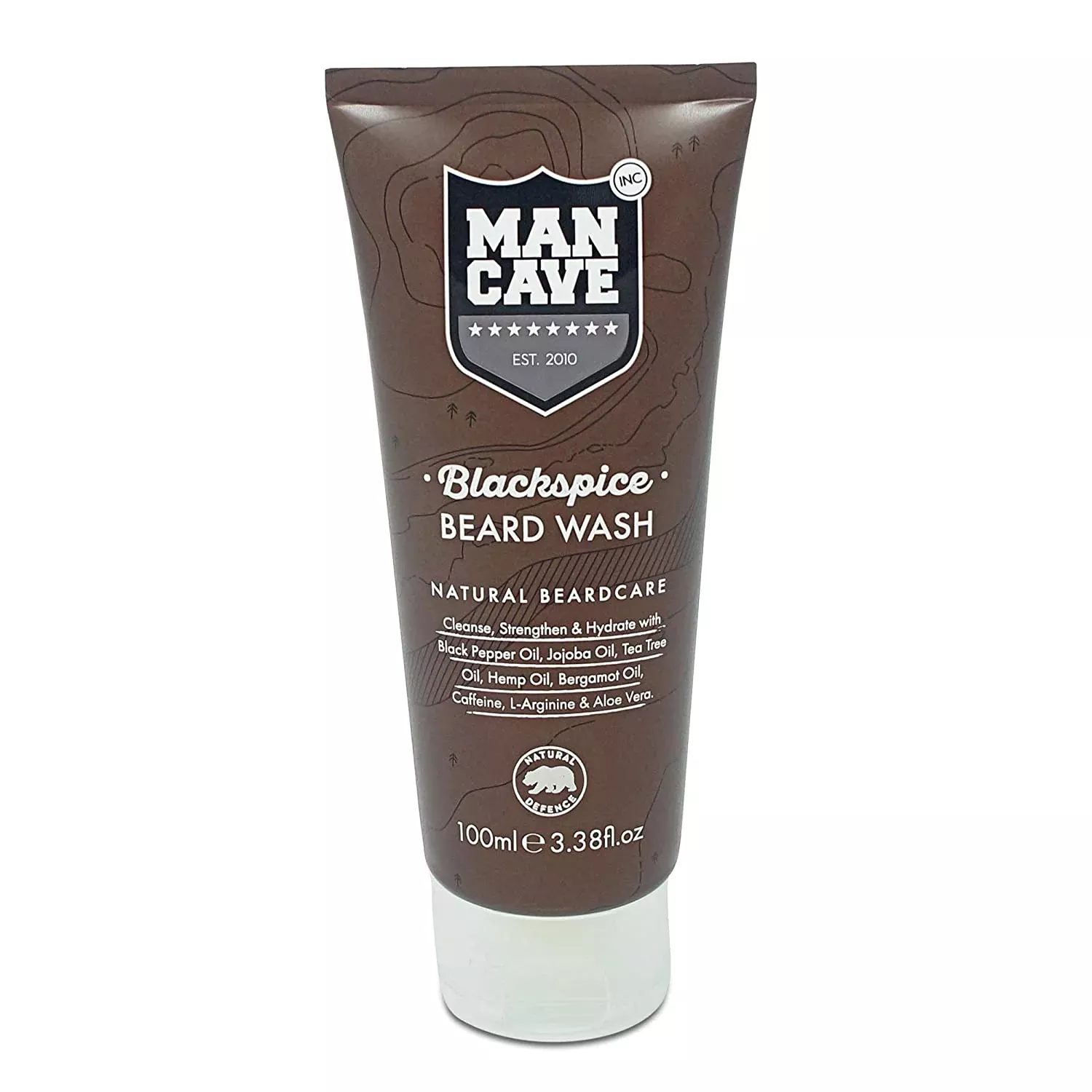 ManCave Black Spice Beard Wash, 3.3 oz