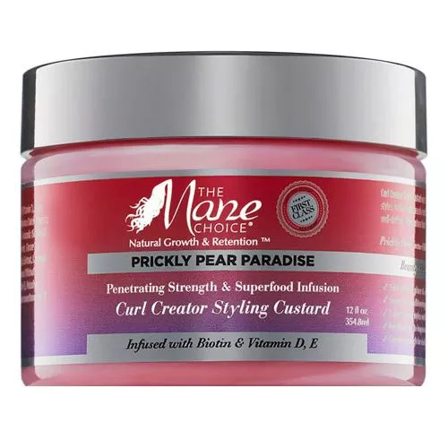 The Mane Choice Prickly Pear Paradise Curl Creator Hair Styling Custard 12oz