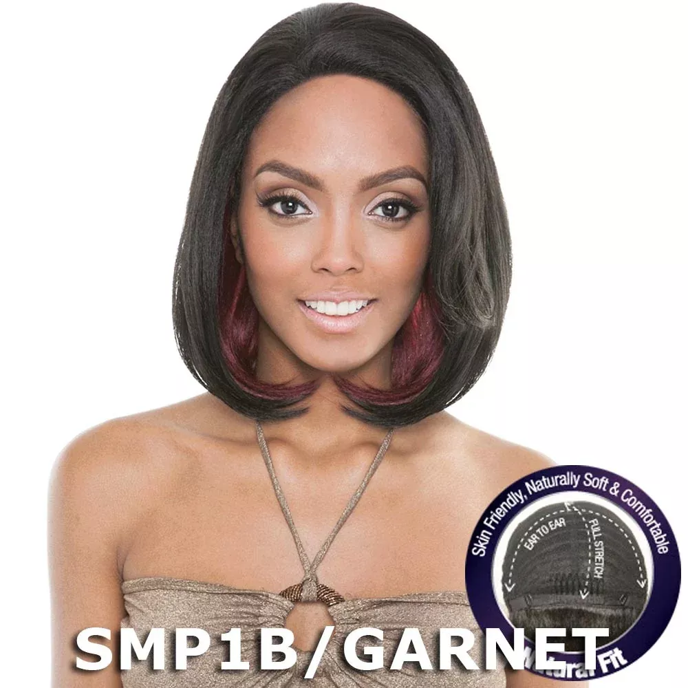 Mane Concept Brown Sugar Human Hair Blend Stretch Cap Lace Wig – BS701 ECLIPSE