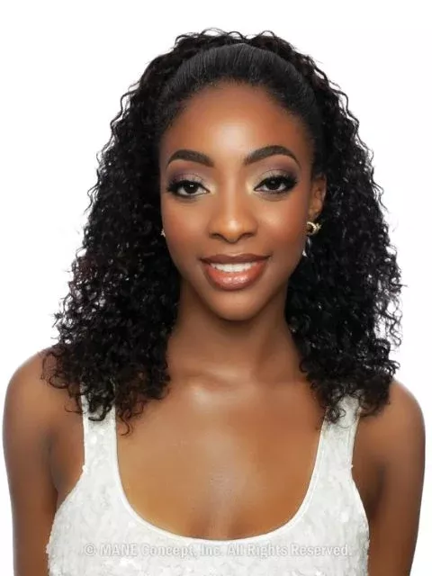 Mane Concept Pristine 100% Human Hair -(PRPE09) SPANISH WAVE DRAWSTRING PONYTAIL 20"