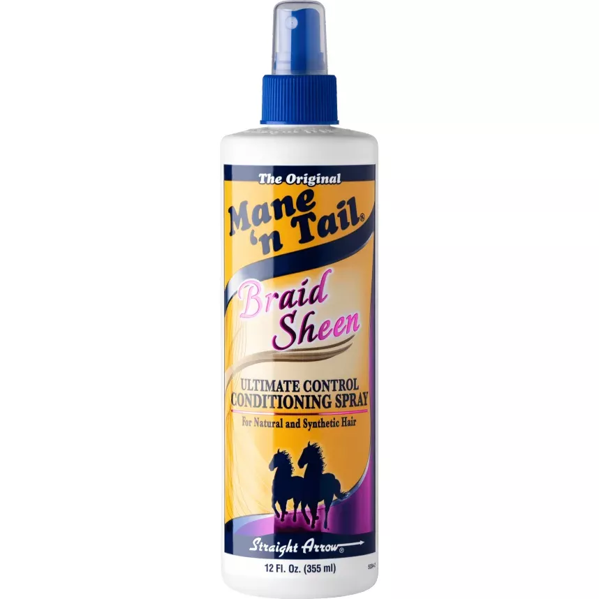 Mane'n Tail Braid Sheen Ultimate Control Conditioning Spray 12oz