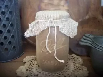 Mason Canning Jar Candle 1 Cavity Silicone Mold 1945