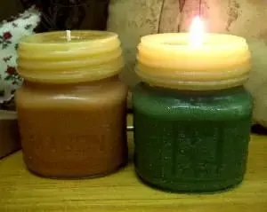 Mason Jar Small Candle 1 Cavity Silicone Mold 1944