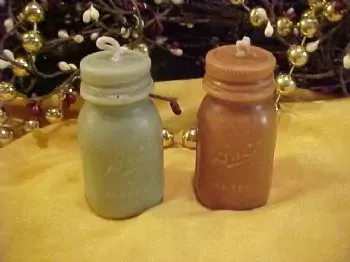 Mason Jar Small Soap 1 Cavity Silicone Mold 1729