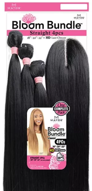 Mayde Beauty Bloom Bundle Straight 4pcs (18/20/22+CL)