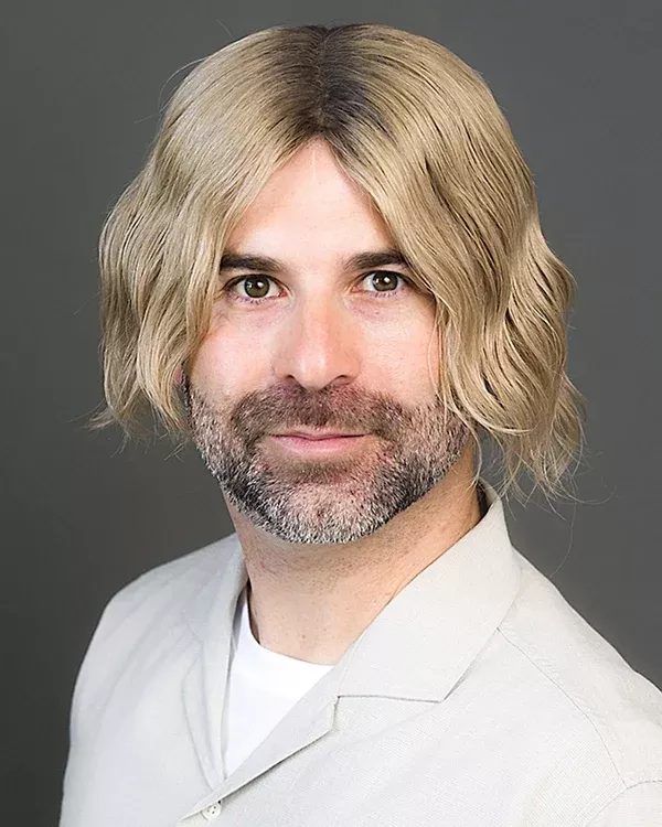 Men's Lace Front Human Hair Toupee by Wig Pro