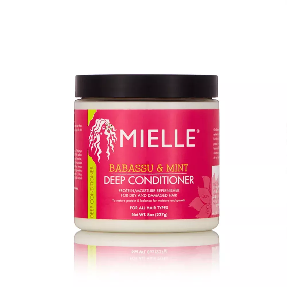 MIELLE BABASSU OIL & MINT DEEP CONDITIONER 8OZ [MI64203]