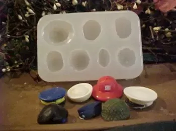 Military Hats 7 Cavity Silicone Mold 407