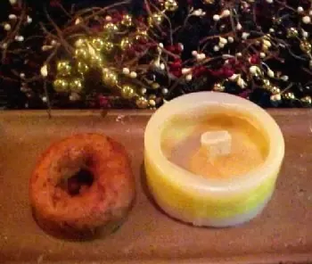 Mini Bagel Small Soap 1 Cavity Silicone Mold 2058