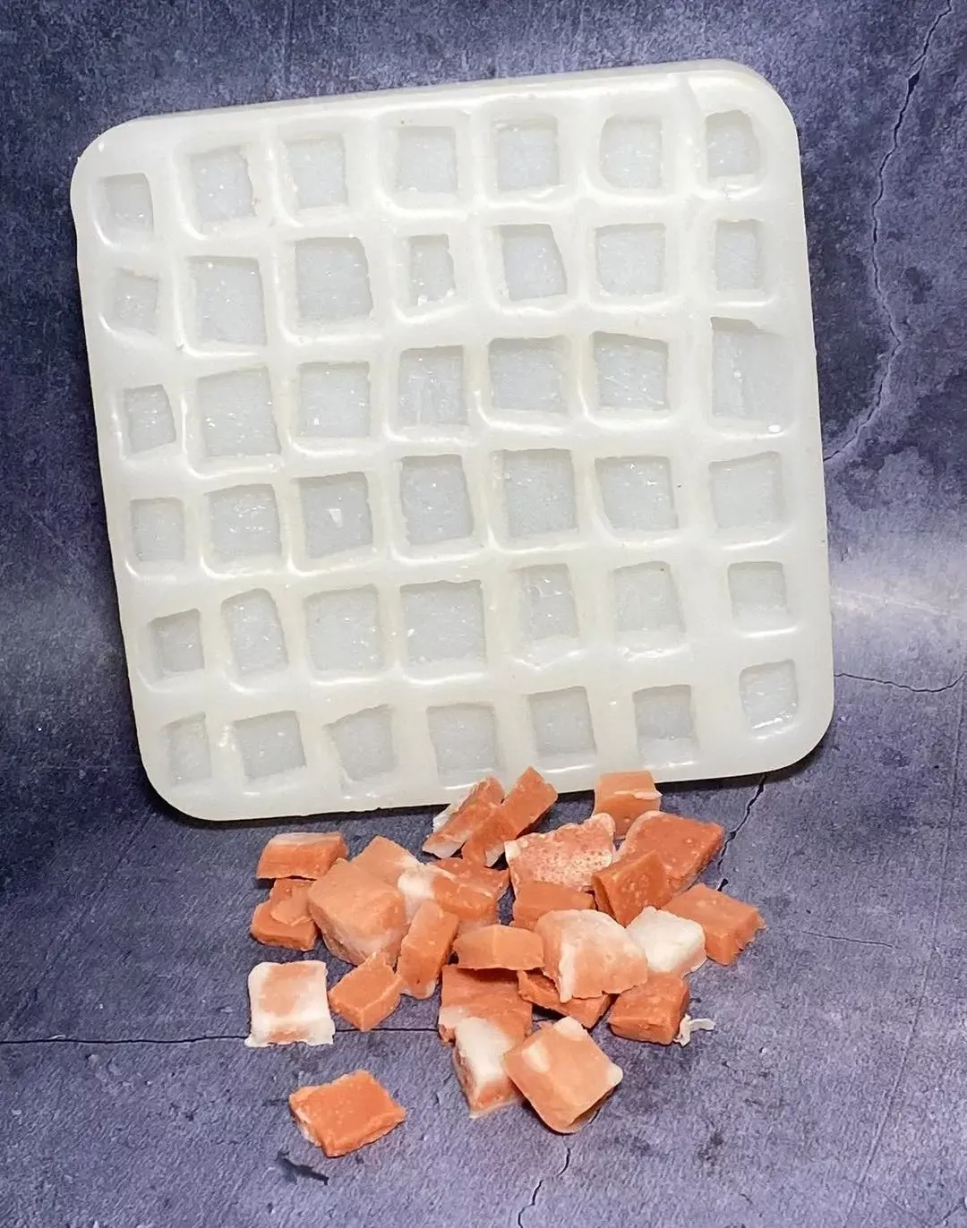 Mini Cut Ham Chunks Embed 42 Cavity Silicone Mold 5000