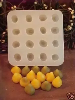 Mini Mini Whole Pear Embeds 16 Cavity Silicone Mold 732