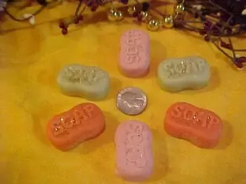 Mini Soap Embeds 6 Cavity Silicone Mold 516