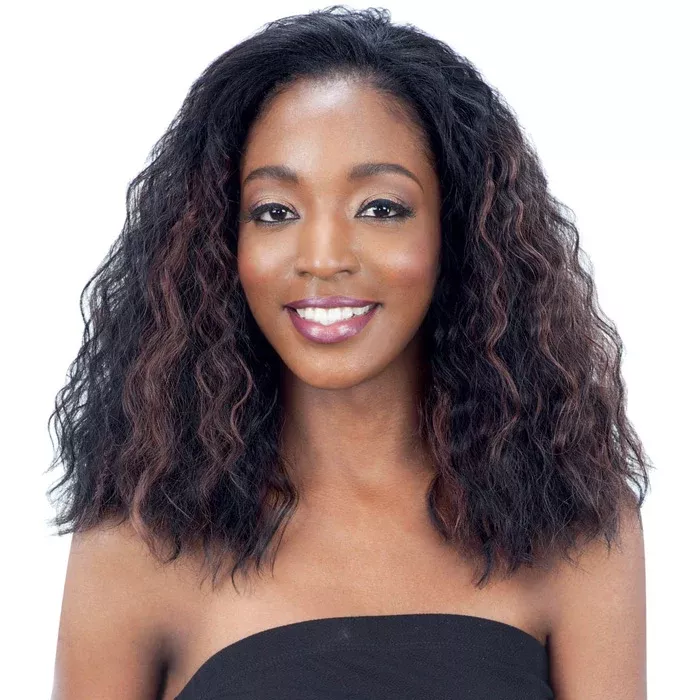 MODEL MODEL DRAWSTRING FULL CAP HALF WIG -MANGO SOUR