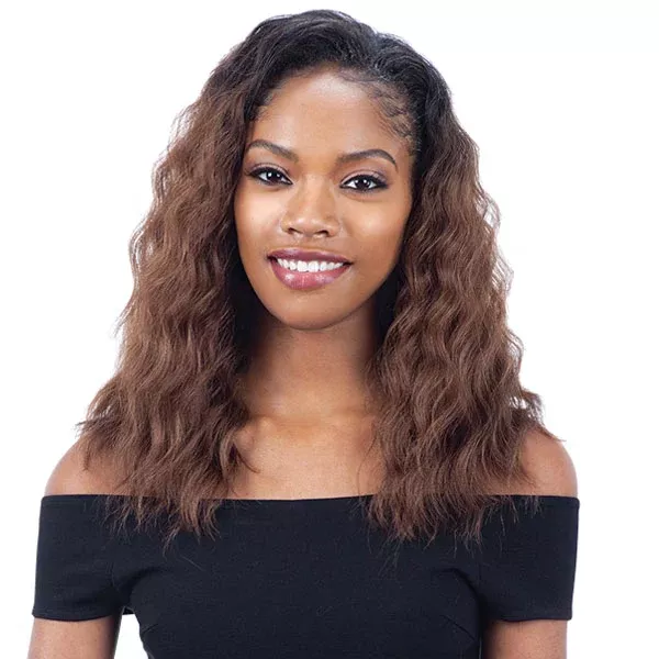 MODEL MODEL DRAWSTRING FULL CAP SYNTHETIC HALF WIG- AMBER MOON