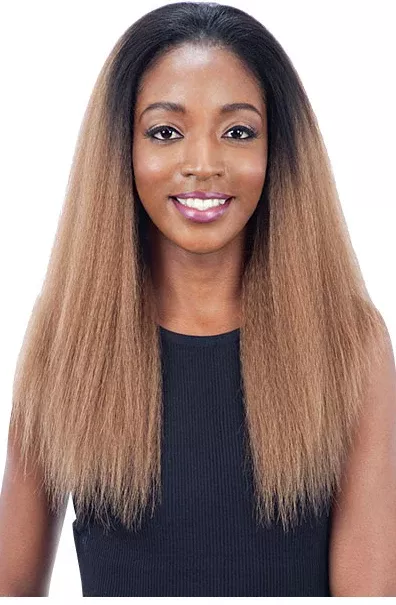 MODEL MODEL DRAWSTRING FULL CAP SYNTHETIC HALF WIG- BLUE BLAZER
