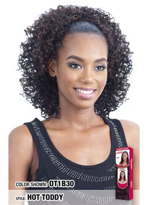 MODEL MODEL DRAWSTRING PONYTAIL- HOT TODDY GIRL