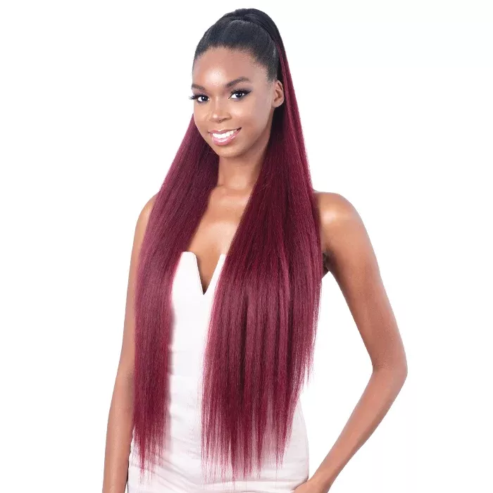 Model Model Gardenia Drawstring Ponytail - STRAIGHT 36"