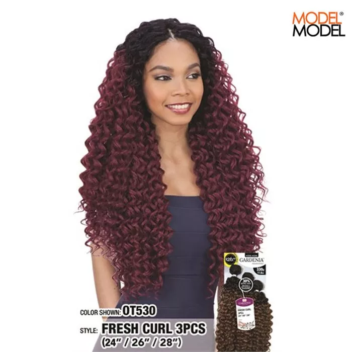 MODEL MODEL GARDENIA MASTERMIX WEAVE FRESH CURL 3PCS 24 " 26 " 28 "