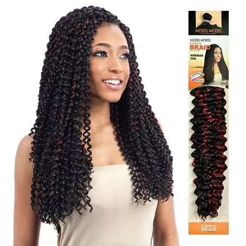 MODEL MODEL GLANCE BOHEMIAN CURL 20 "