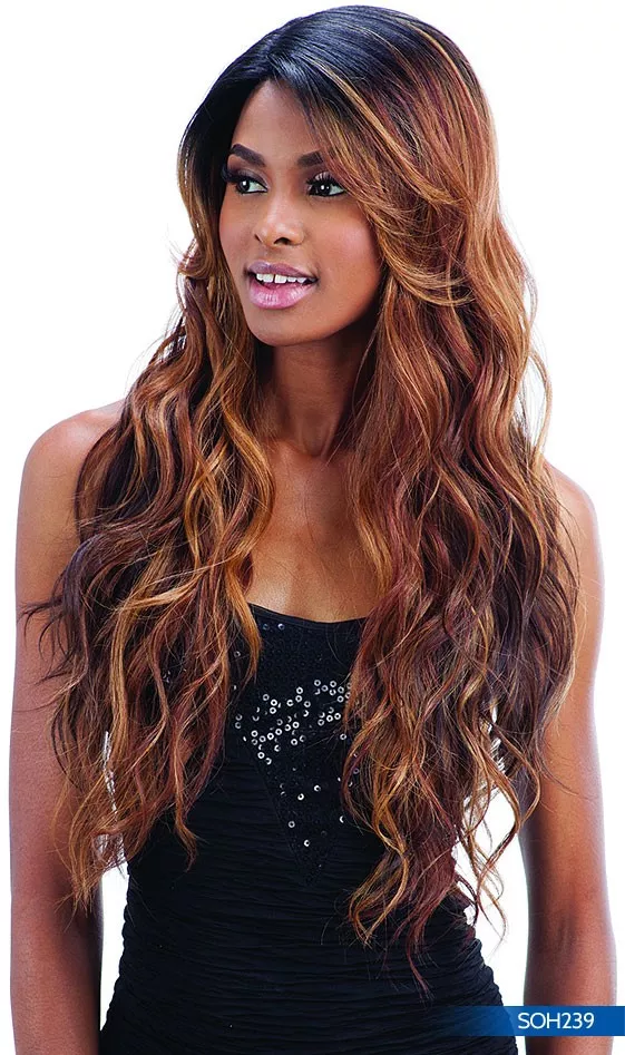 MODEL MODEL LACE FRONT WIG DEEP INVISIBLE PART- SAFFRON