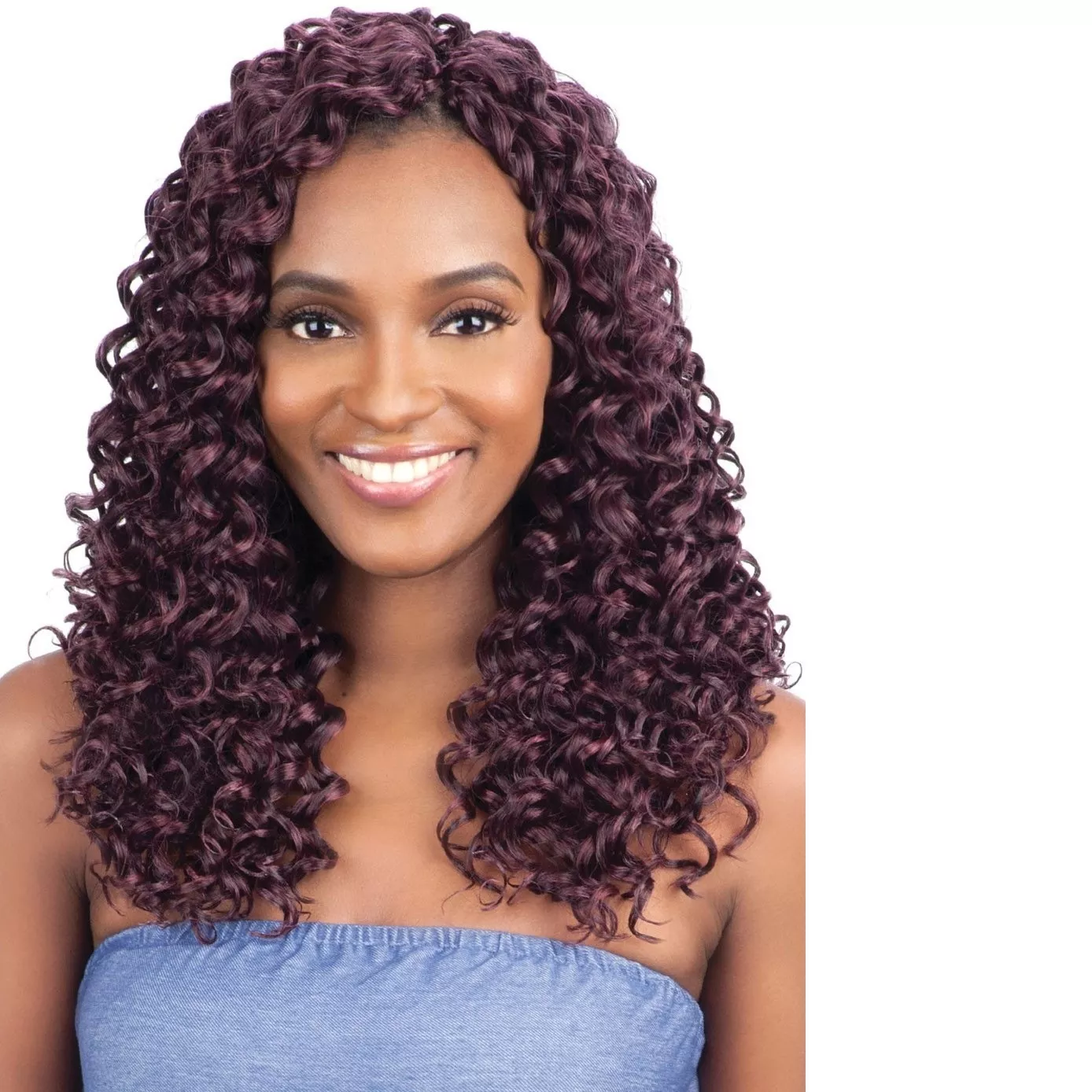 MODEL MODEL SYNTHETIC HAIR CROCHET BRAID GLANCE CIRCLE CURL 12 "