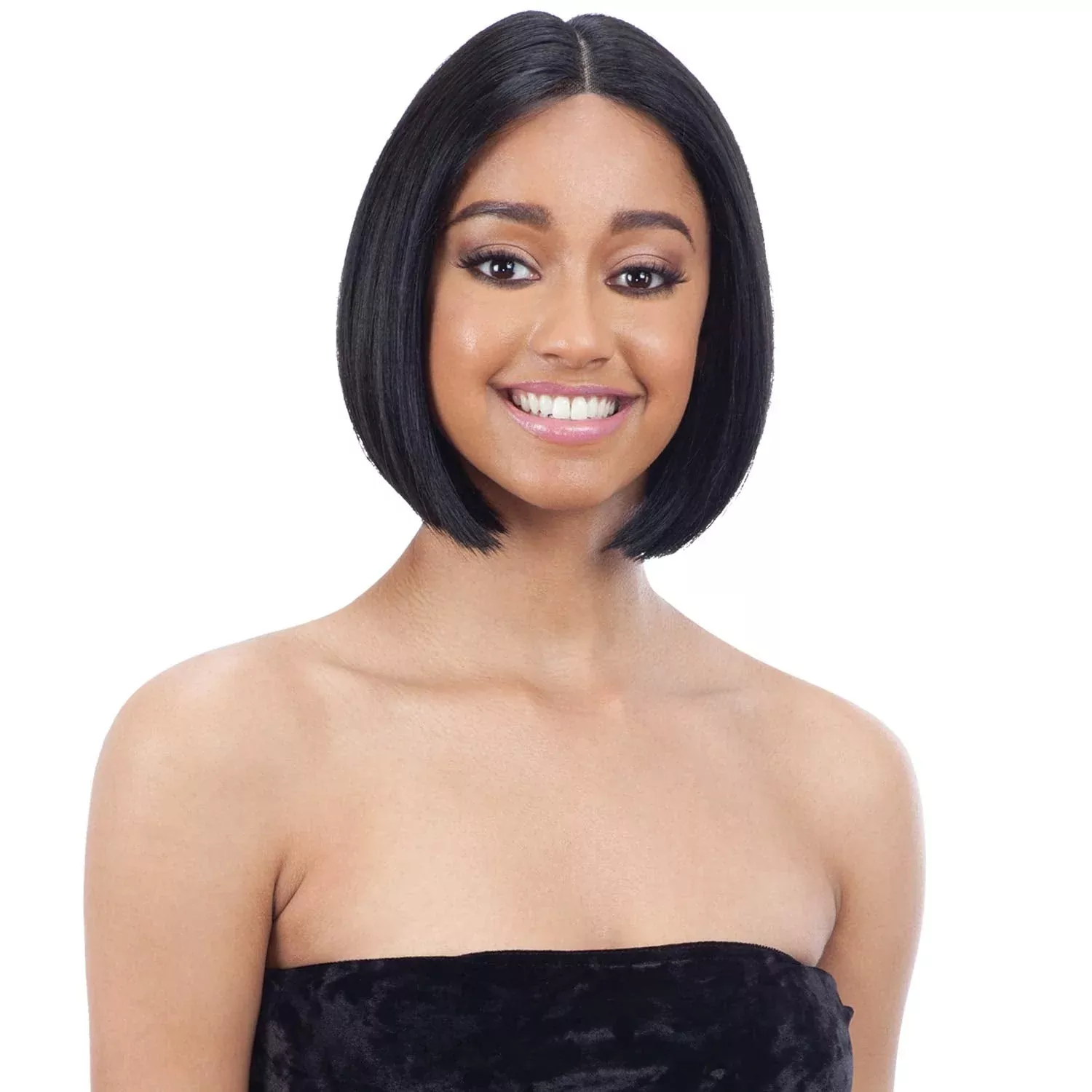 ModelModel Lace Front Wig Center Part Klio KLW-010 (1B)