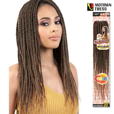 MOTOWN TRESS SYNTHETIC CROCHET PRE-STRETCHED PRE LOOP BOX 20 "
