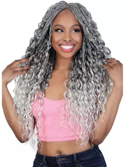 Motown Tress True 3X BOHO GODDESS BOX BRAID 22″ Crochet Braid- C.BHBOX223
