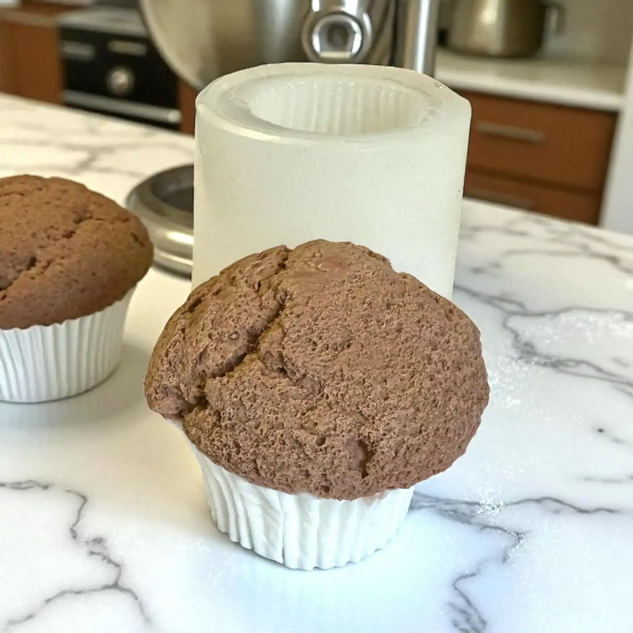 Muffin Large Soap 3 Inches 1 Cavity Silicone Mold1144