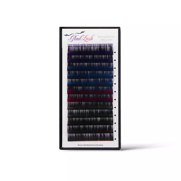 Multi Colored Ombre Lash Extensions