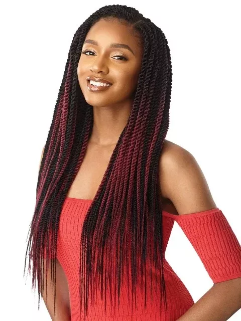 [MULTI PACK DEAL] Outre X-Pression 3x Senegal Twist Medium Natural Tip 45 Strands- 10pcs