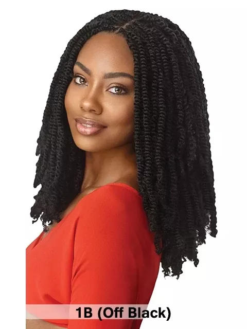 [MULTI PACK DEAL] Outre X-Pression Twisted Up 2X SPRINGY AFRO TWIST Crochet Braid 12″- 10pcs