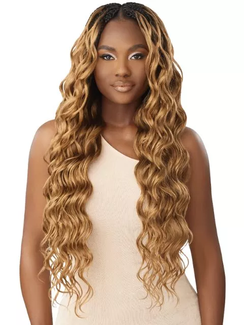 [MULTI PACK DEAL] Outre X-Pression Twisted Up Crochet Braid BOHO WET & WAVY VIBE OCEAN BRAID 14″ 3X-10pcs