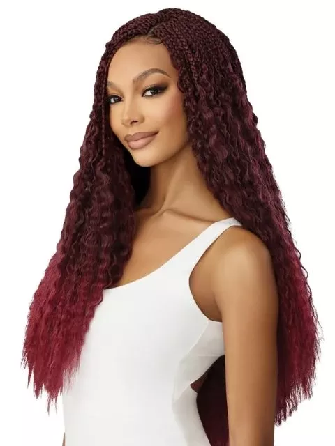 [MULTI PACK DEAL] Outre X-Pression Twisted Up Crochet Braid (Pre-loop) 3X WET & WAVY VIBE BOX BRAID 24″-10pcs